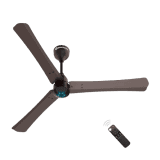 atomberg Renesa+ 1200mm BLDC Motor 5 Star Rated Sleek Ceiling Fans with Remote Control | High Air Delivery Fan and LED Indicators | 2+1 Year Warranty | Earth Brown