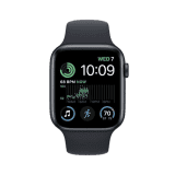 Apple Watch SE with Sports Band | 44mm Retina LTPO OLED Display |  Midnight Aluminium Case | MNPY3HN/A