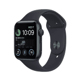 Apple Watch SE with Sports Band | 44mm Retina LTPO OLED Display |  Midnight Aluminium Case | MNPY3HN/A