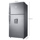 Samsung 523L 2 Star Frost-Free Double Door Digital Inverter Refrigerator | RT54B6558SL/TL | Steel