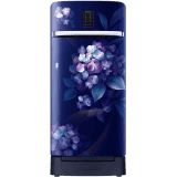 SAMSUNG 189 L Frost Free Single Door 4 Star Refrigerator | Hydrangea Blue | RR21C2F24HS/HL
