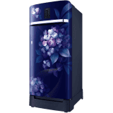 SAMSUNG 189 L Frost Free Single Door 4 Star Refrigerator | Hydrangea Blue | RR21C2F24HS/HL