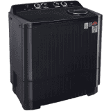 LG 11 kg with Roller Jet Pulsator Soak and Smart Filter Semi Automatic Top Load | P1155SKAZ | Black