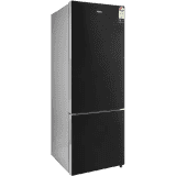 Haier  Refrigerator | HRB-3664PKG-E  | 346 L | Frost Free Double Door Bottom Mount 3 Star Refrigerator | BLACK GLASS