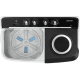 Samsung 7.5 5 Star Semi-Automatic Top Load Washing Machine | WT75B3200GG/TL | Black GRAY |