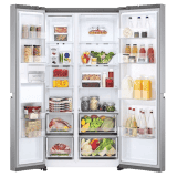 LG Refrigerator | GC-B257SLUV.APZQEBN | 694 Litres | Frost Free Side by Side Refrigerator with Door Cooling Plus Technology | Platinum Silver