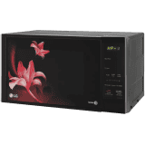 LG 20L Solo with Glass Door | Technology and Anti Bacteria Cavity Solo Microwave Oven |  Black | MS2043BR,