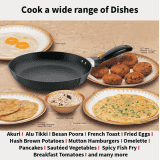 Hawkins Futura Nonstick Frying Fry Pan | 20 cm | Black | NF20