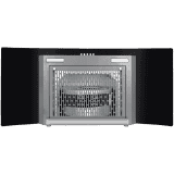 Faber Hood Ace Pro Wall Mounted Chimney | 3D | 90 cm | Black | HC PB FL BK