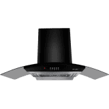 Faber Hood Ace Pro Wall Mounted Chimney | 3D | 90 cm | Black | HC PB FL BK