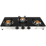 FABER Jumbo 3BB SS Stainless Steel Manual Gas Stove | 3 Burners
