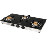 FABER Jumbo 3BB SS Stainless Steel Manual Gas Stove | 3 Burners