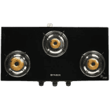 FABER Jumbo 3BB SS Stainless Steel Manual Gas Stove | 3 Burners