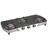 Pureflames Lpg 3 Burner Glass Top Prism Slim