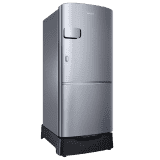 SAMSUNG 192 L Direct Cool Single Door 2 Star Refrigerator-RR20A1Z1BS8/HL | Elegant Inox