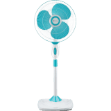 BAJAJ Airstream 3 Blade Pedestal Fan | 400 mm | Blue
