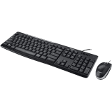 LOGITECH MK 200 MEDIA KEYBOARD AND MOUSE COMBO | Black