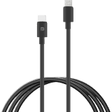 Portronics Lightning Cable POR-1089 | 1 m |  Konnect Core C Type - CTO LIGHTNING Cable | One Cable | Black