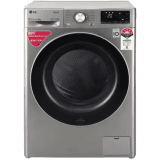 LG 8 kg Fully Automatic Front Load with In-built Heater | FHV1408ZWP | Silver