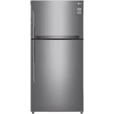 LG 630 L Frost Free Double Door 3 Star Refrigerator | GR-H812HLHQ | Platinum Silver