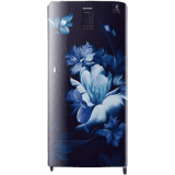 Samsung 192L 4 Star Direct Cool Single Door Refrigerator | RR21A2J2XBZ/HL | Midnight Blossom Black