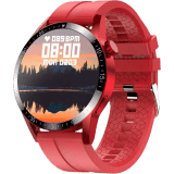 Fire-Boltt Talk Pro Bluetooth Calling Smartwatch | Free Size| Red Strap