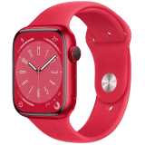 Apple Watch Series 8 | GPS | Cellular | Touchscreen | Red Strap | MNKA3HN/A