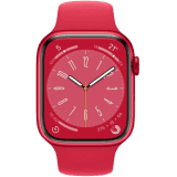 Apple Watch Series 8 | GPS | Cellular | Touchscreen | Red Strap | MNKA3HN/A