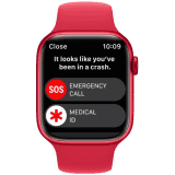 Apple Watch Series 8 | GPS | Cellular | Touchscreen | Red Strap | MNKA3HN/A