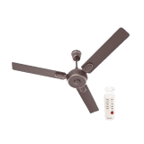 BAJAJ ENERGON PRIME Silent BLDC Ceiling Fan with remote | 5 Star |1200 mm | 3 Blade | DARK WALNUT