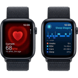 Apple Watch SE 2nd Gen | GPS 44 mm | Midnight Aluminium Case | Midnight Strap | MREA3HN/A