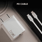 BOAT DV 22.5W QCPD White with Free PD Cable | White