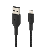 Belkin Braided Lightning to USB-A Cable | 15cm | Black | CAA002BT