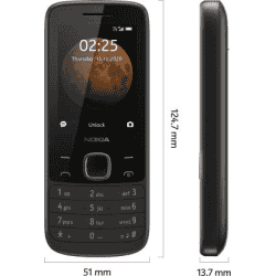 Nokia 225 4G DS Keypad Mobile | Black