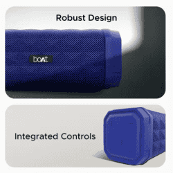 boAt Stone 650R Portable Bluetooth Speaker | 10 W | Navy Blue