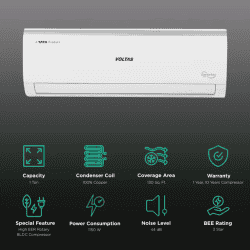 Voltas Vectra Adjustable Inverter AC | 1 Ton | 3 Star | White
