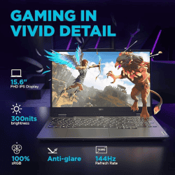 Lenovo LOQ Gaming Laptop | Intel Core i5 12th Gen 12450HX | 16GB | 512GB SSD | NVIDIA RTX 3050 | Grey | 83GS003NIN