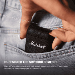 Marshall Minor IV | True Wireless | Bluetooth | Black