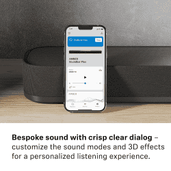 Sennheiser AMBEO Plus Soundbar | 400W | Bluetooth with Remote | Black