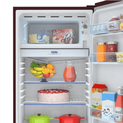 Candy Single Door Direct Cool Refrigerator |  165 litres |1 Star | Red Mono | CSD1751RM