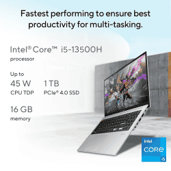 ASUS Intel Core i5 13th Gen | 16 GB | 1 TB SSD | Cool Silver | S5504VA-MA553WS