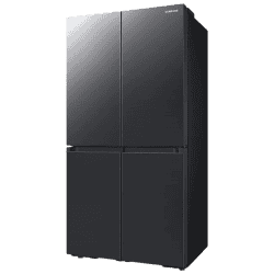 Samsung  Side by Side Refrigerator | 650 L | Triple Cooling |  Black Caviar | RF65DG90BDSG/TL