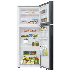 Samsung BESPOKE AI Double Door Refrigerator | 419 L | Luxe Black | RT45DG6A4DBXHL