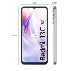REDMI 13C 5G | 8GB | 256GB | Startrail Silver