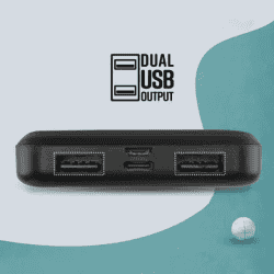 ZEBRONICS  Power Bank | 10000 MAH | Black | MB10000S9