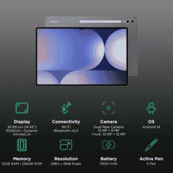 Samsung Galaxy Tab S10 Ultra | 37.08 cm (14.6 inch) | 12 GB | 512 GB | Moonstone Gray | X920