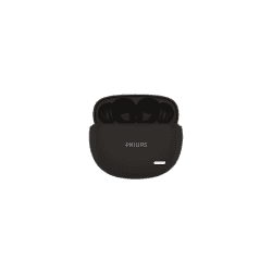 PHILIPS Audio True Wireless in Ear Earbuds | Pocket Sized Charging Case | Play Time Upto 45Hrs | 10mm Dynamic Drivers | Inbuilt Mic |  IPX4 Splash | Sweat Resistant |Black | TAT1179BK/94