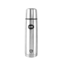 Cello Easy Style Double Walled Flask with Thermal Jacket | Hot and Cold | 750ml | Stainless Steel | Silver