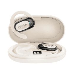 URBAN Vibe Loop TWS Bluetooth Earbuds | Wireless Noise-Cancelling Stereo Headphones | White