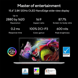 ASUS Intel Core i5 13th Gen | 16 GB | 1 TB SSD | Cool Silver | S5504VA-MA553WS